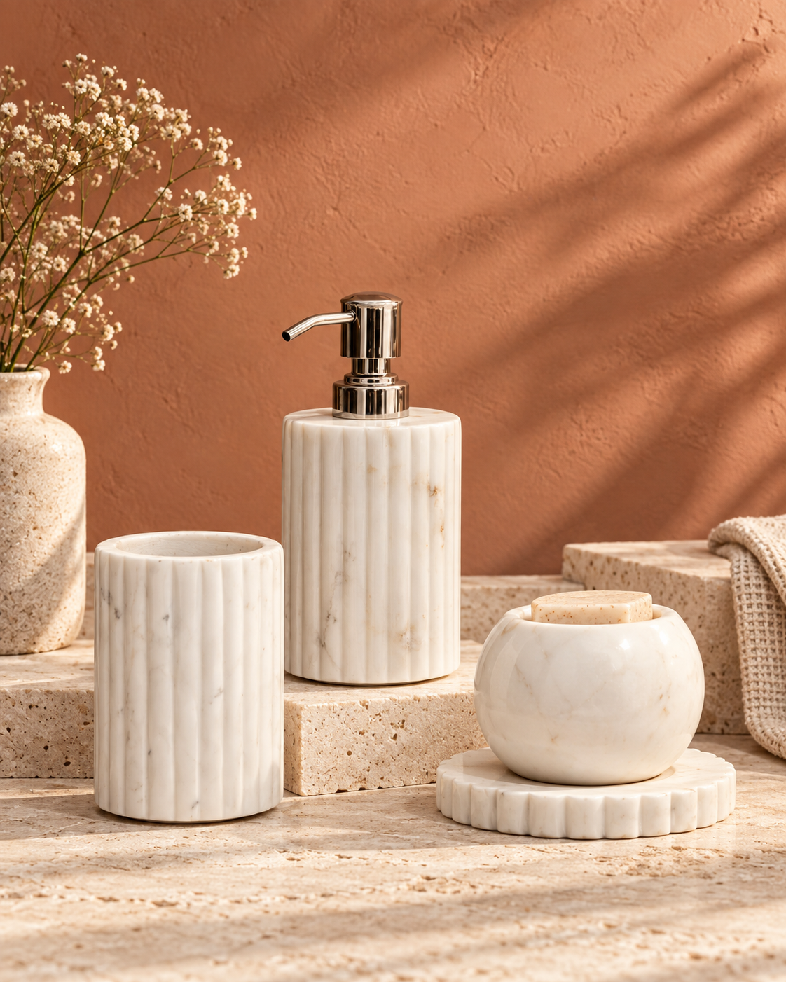 Bath and bathroom accessory collection
