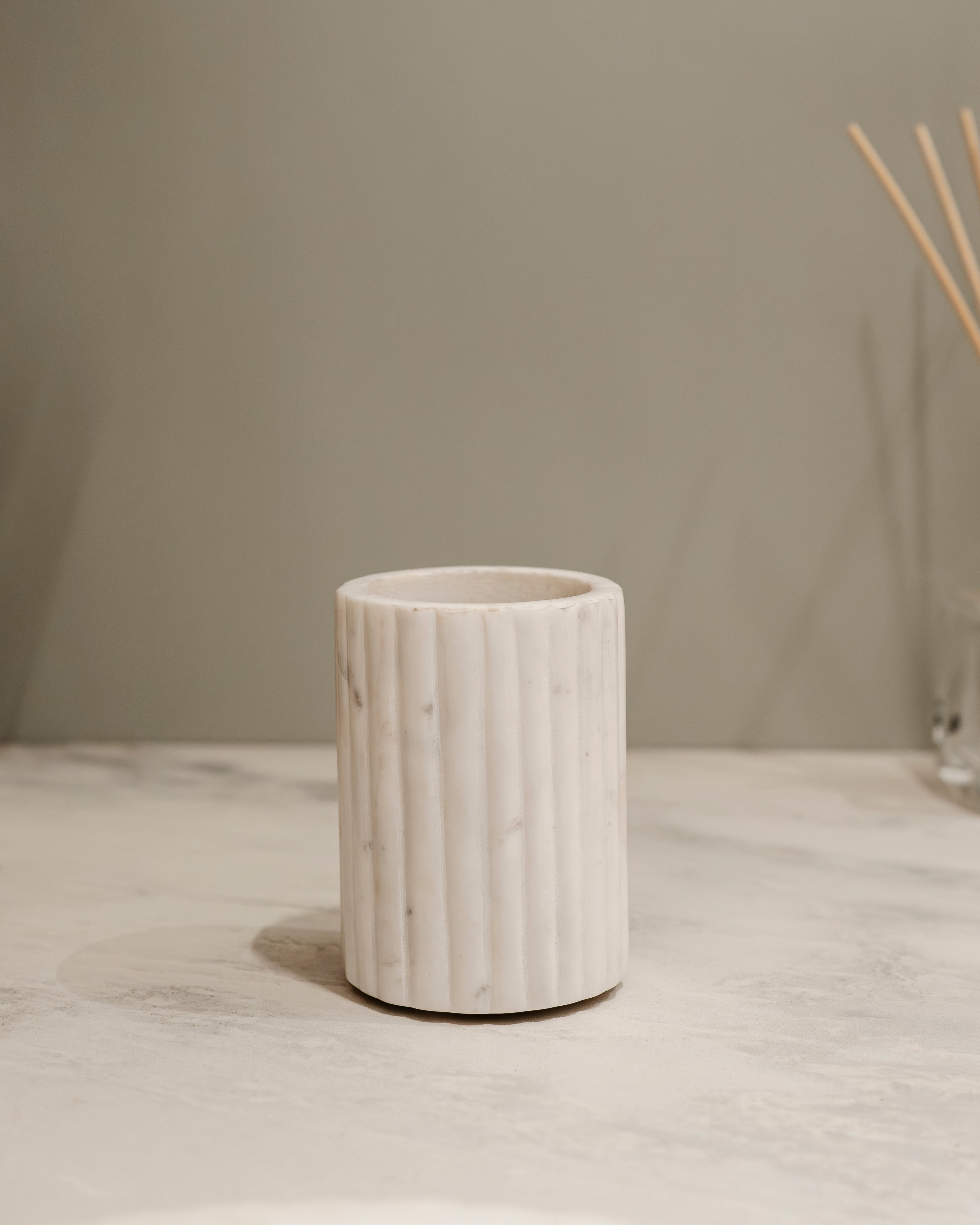 TIMELEASS MARBLE SET - MARBLE BATHROOM SET (one soap holder ,one brush holder ,one dispenser)
