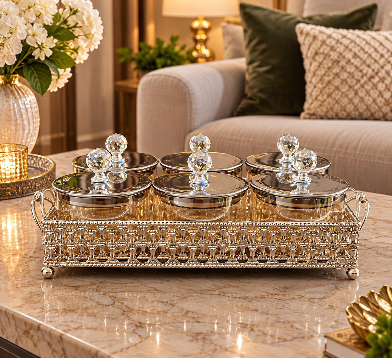 Royal Crystal AIRTIGHT Serve Set