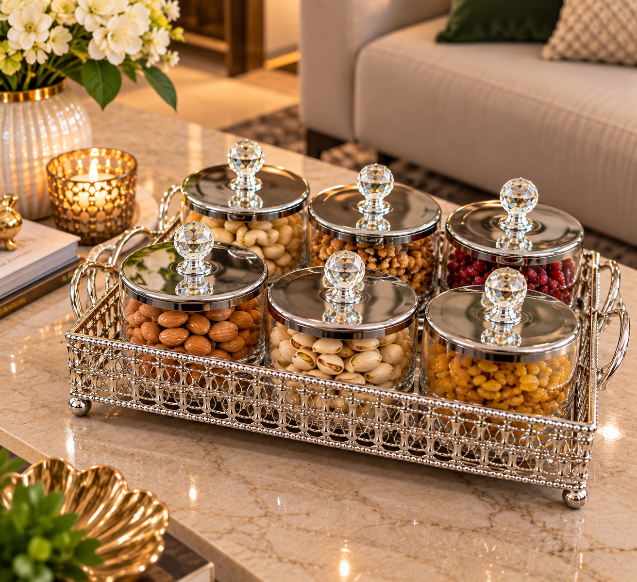 Royal Crystal AIRTIGHT Serve Set