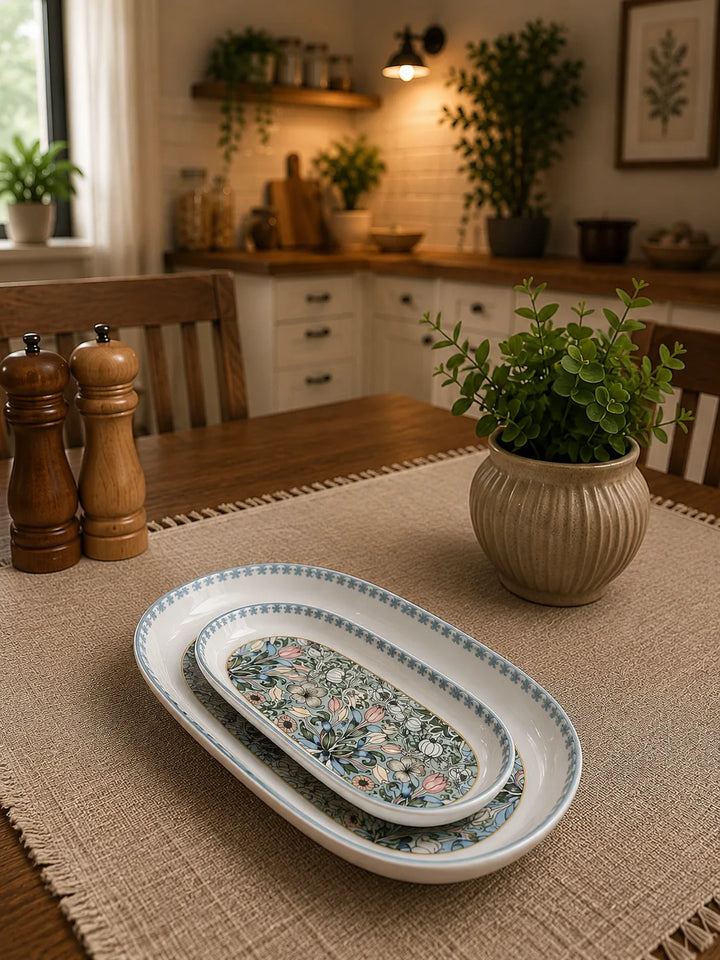 BLUIE TRAY - TRAY SET(ONE SMALL AND ONE BIG TRAY)