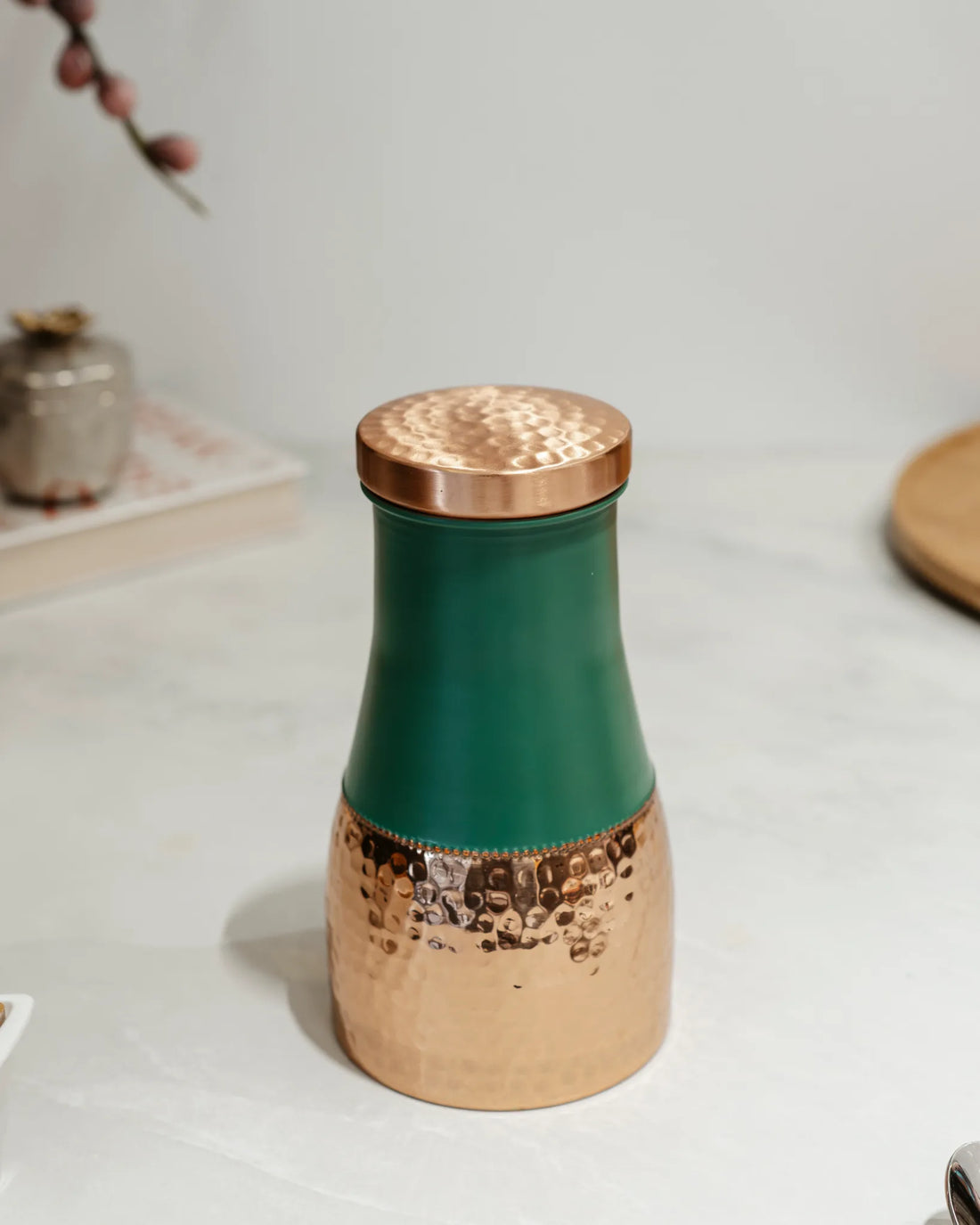 TIMELESS COPPER SET - COPPER BOTTLE 2 GLASS SET
