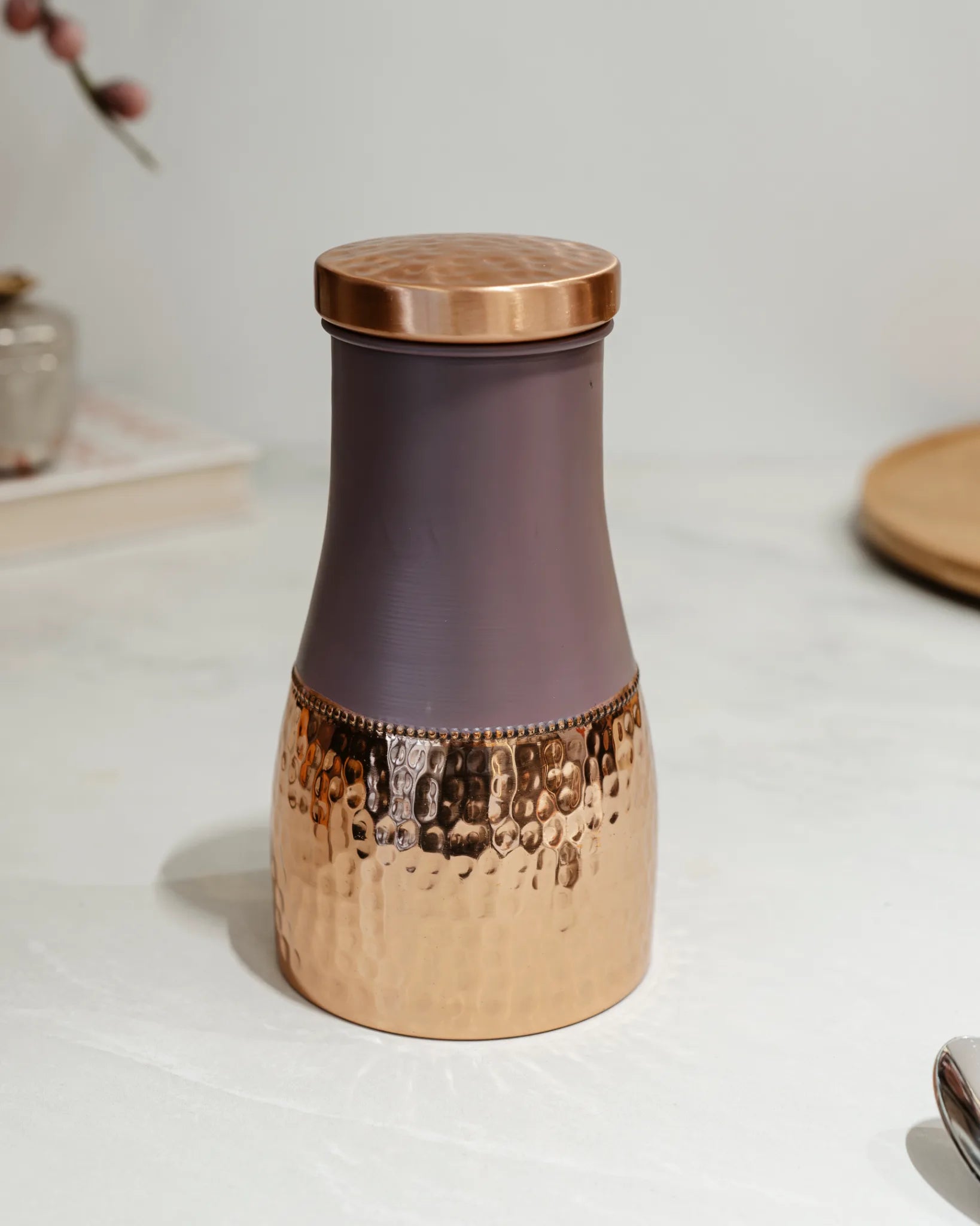 TIMELESS COPPER SET - COPPER BOTTLE 2 GLASS SET