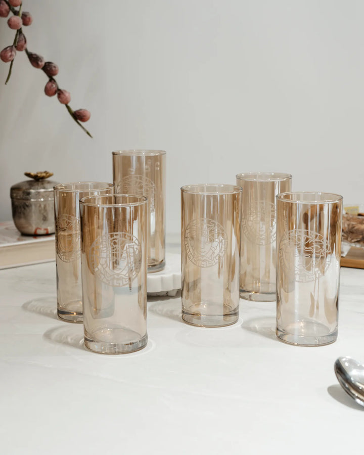 CRYSTAL LIKE - GLASSWARE(LONG GLASS)(SET OF 6)