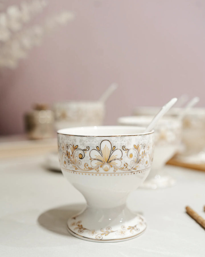 ELEGANT SCOOP BOWLS - Ice Cream Bowls set of 6