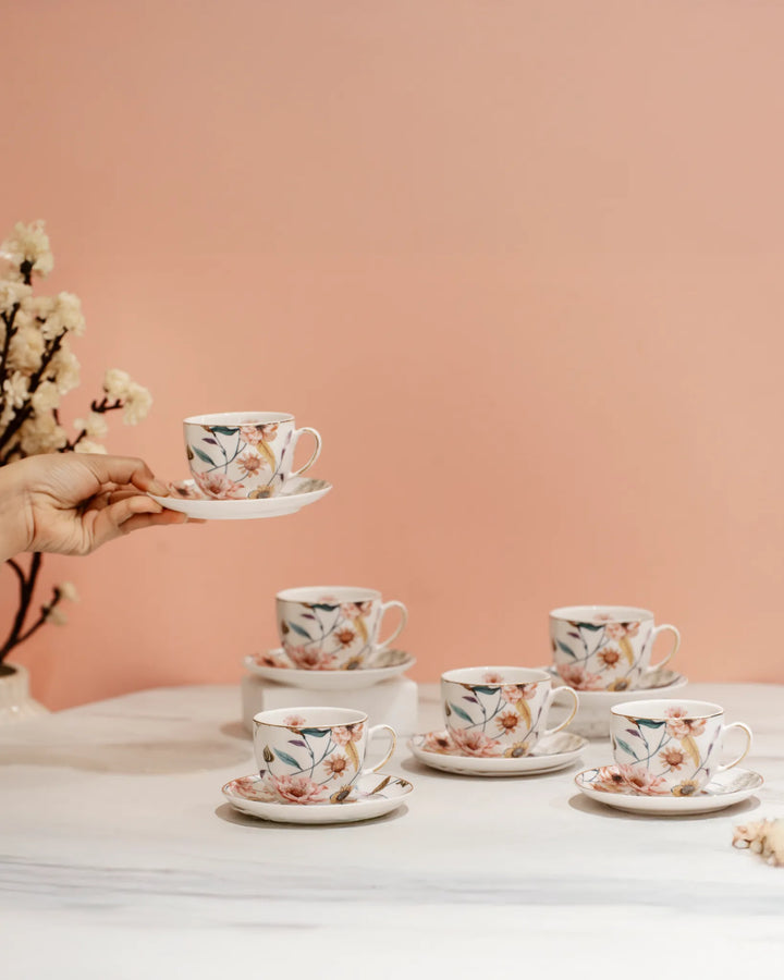 FLOWY TEA SET - CUP SET OF 6