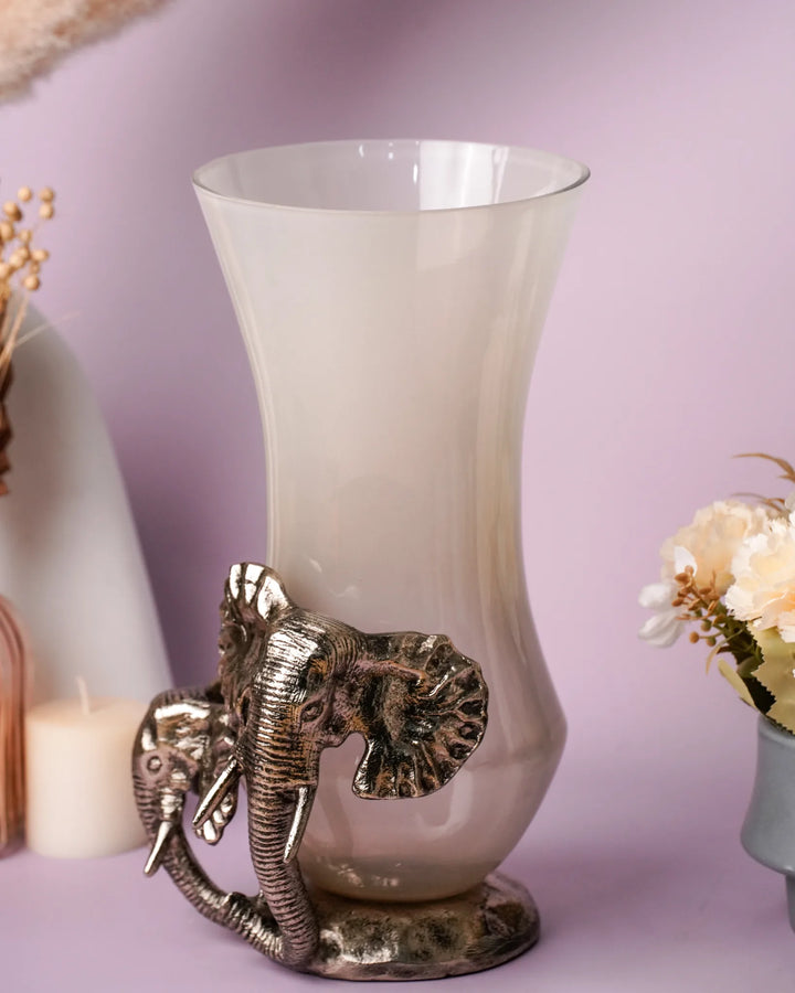 GAJA (Elephant) Heirloom - PREMIUM BRASS ELEPHANT VASE