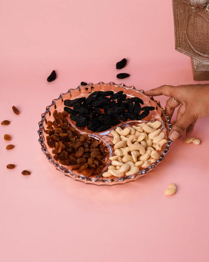Golden Aura Holder - DRY FRUIT PLATTER