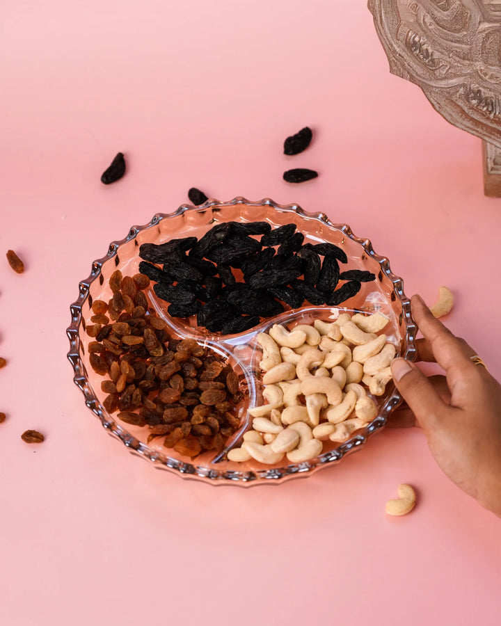 Golden Aura Holder - DRY FRUIT PLATTER