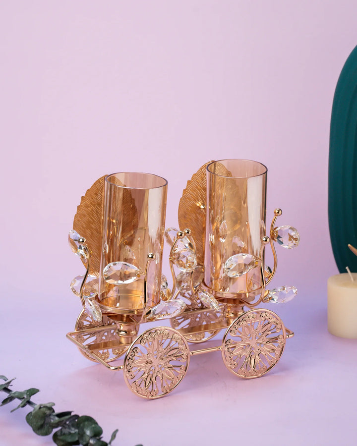 Golden Halo Stand - CANDLE STAND