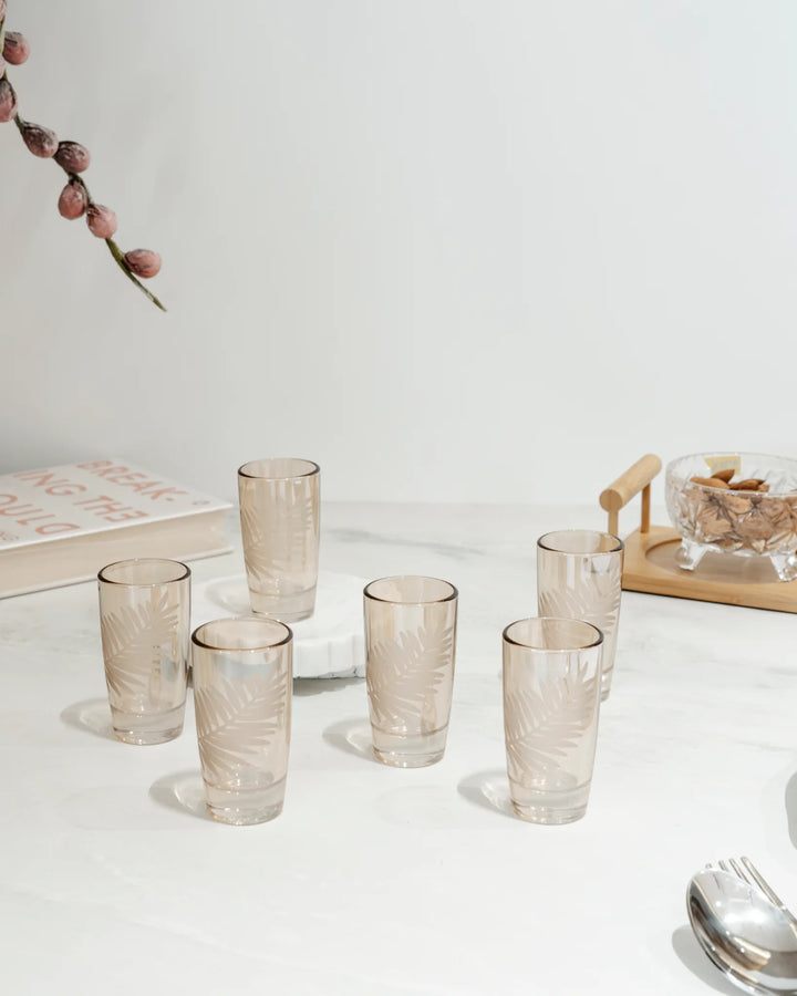 GOLDEN LUME - LONG SHOT GLASS SET(SET OF 6)