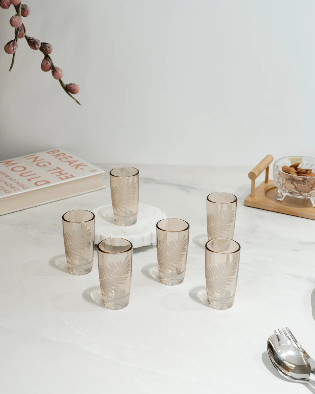 GOLDEN LUME - LONG SHOT GLASS SET(SET OF 6)