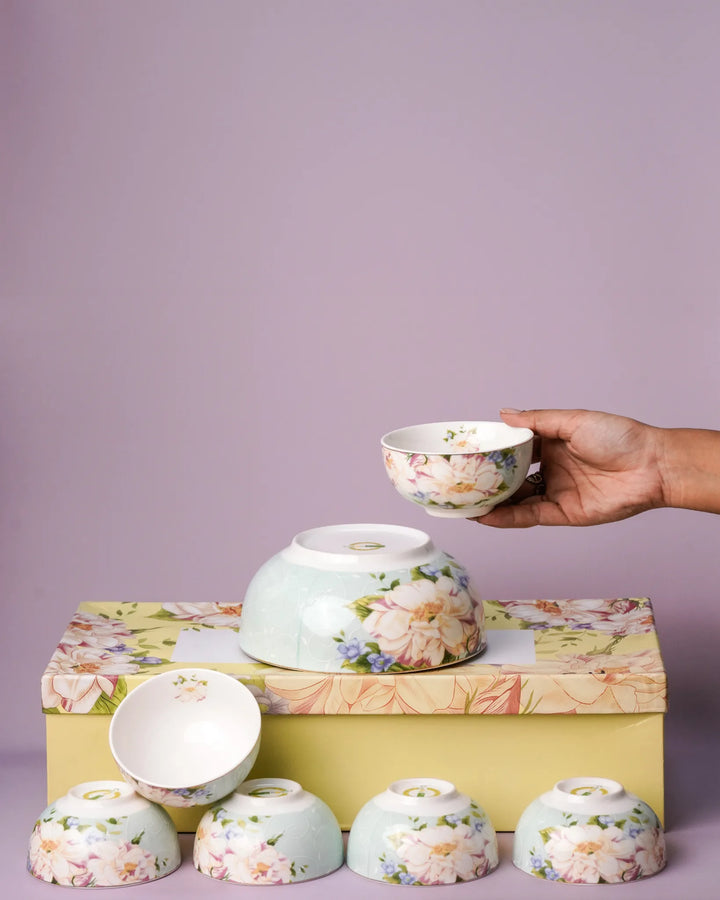 BloomNest Set- BOWL SET(6 bowl and 1 serving bowl)