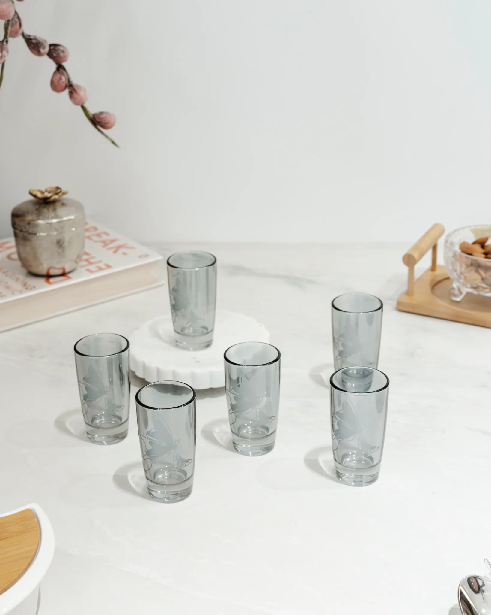 LUME WORLD - LONG SHORT GLASS SET(SET OF 6)