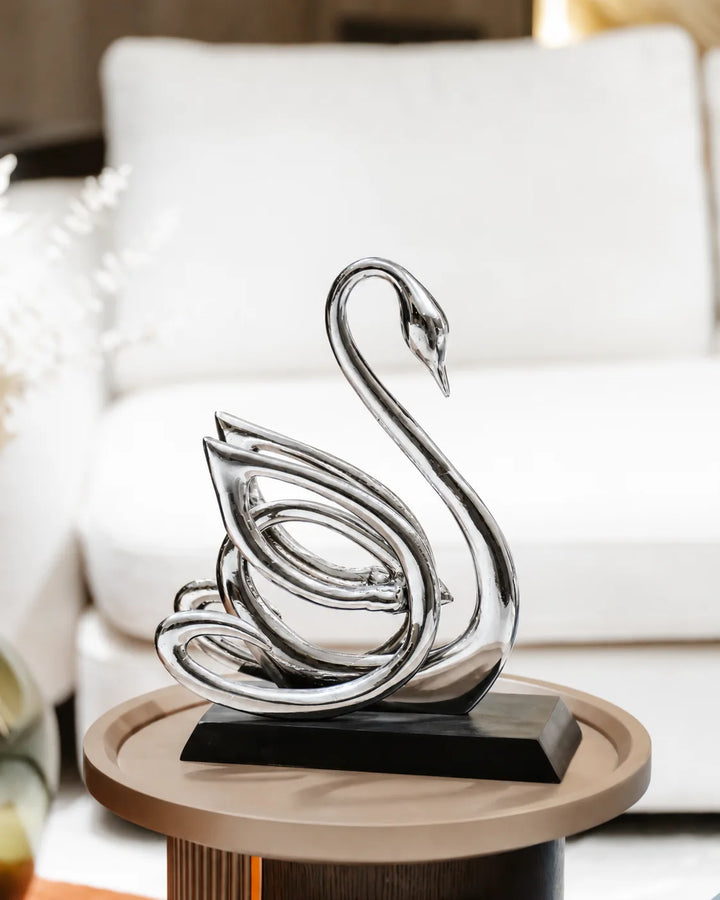 METALLIC GLIDE - Duck metal showpiece