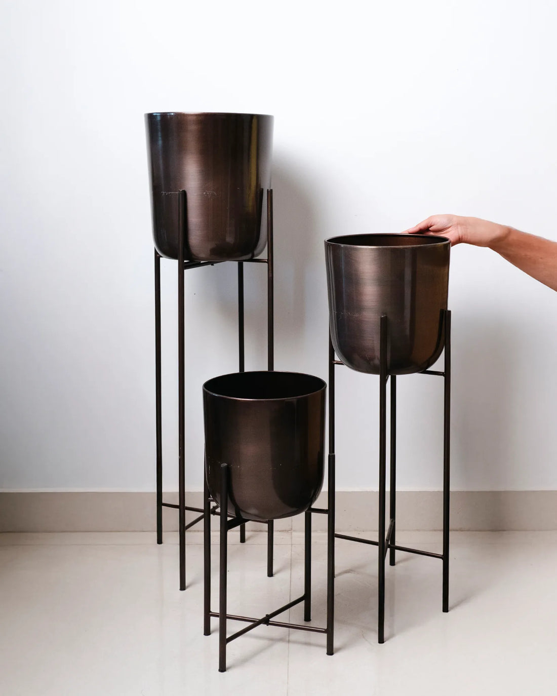 MODERN OASIS PLANTERS - METAL PLANTERS
