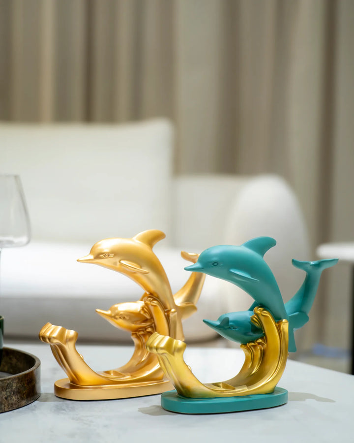 OCEAN WHISPERER - Dolphin Showpiece set