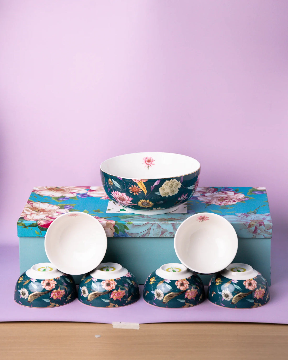 PetalServe - BOWL SET(6 bowl and 1 serving bowl)