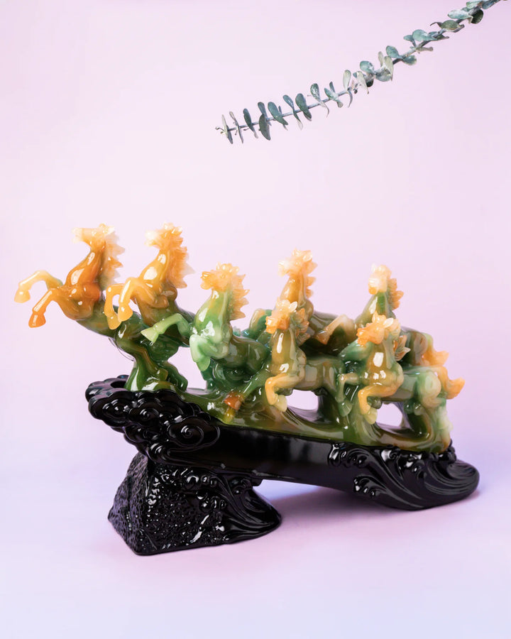 The Aurum Seven (Gilded Finish) - 7 HORSES