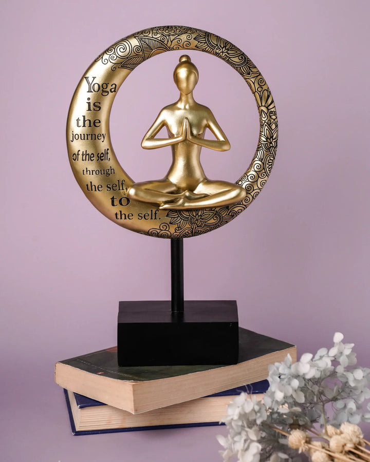 The Golden Prana Figurine set - YOGA POSE