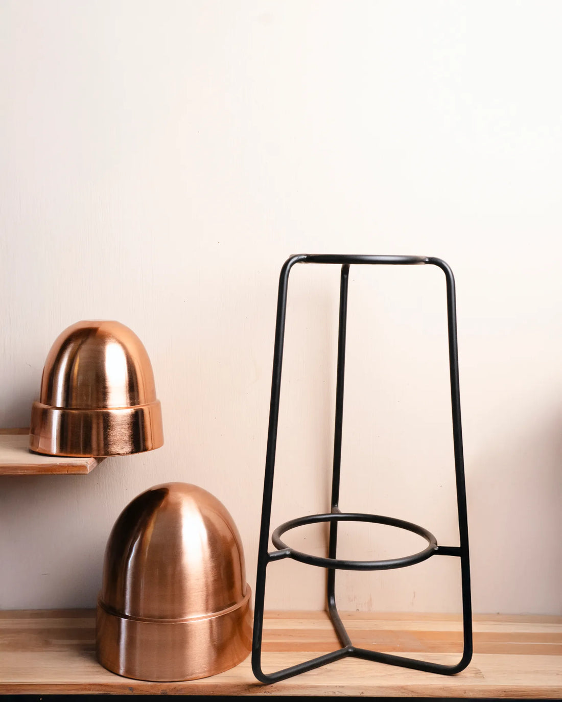THE METALLIC ELEGANCE - DOUBLE PLANTER(GOLDEN)