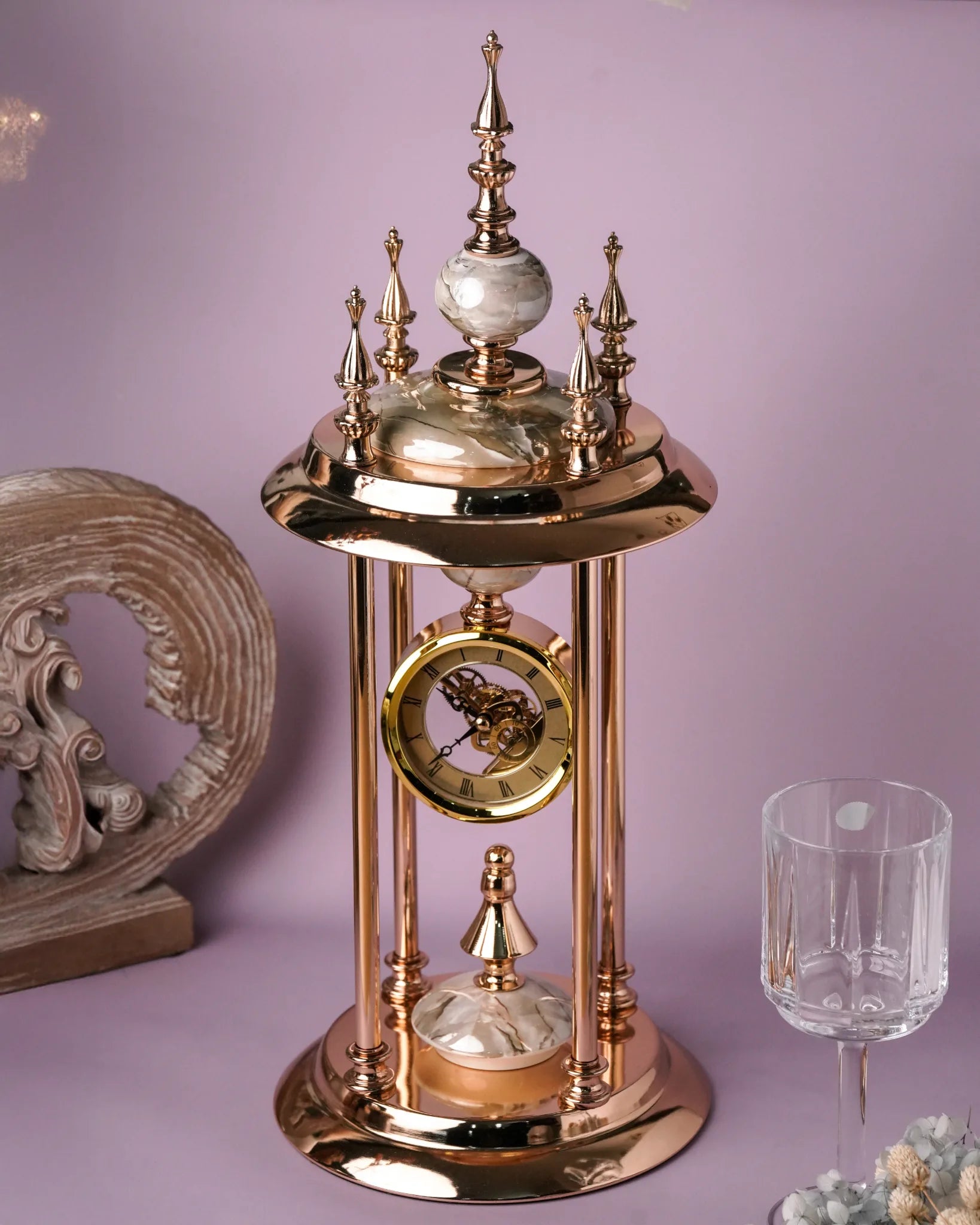 The Solstice Aura Clock - GOLDEN CLOCK