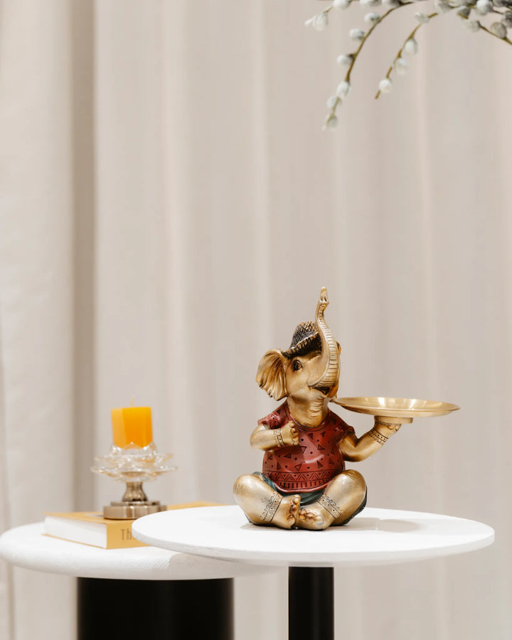 TRUNK OF GOOD FORTUNE - Ganesh key holder or showpiece