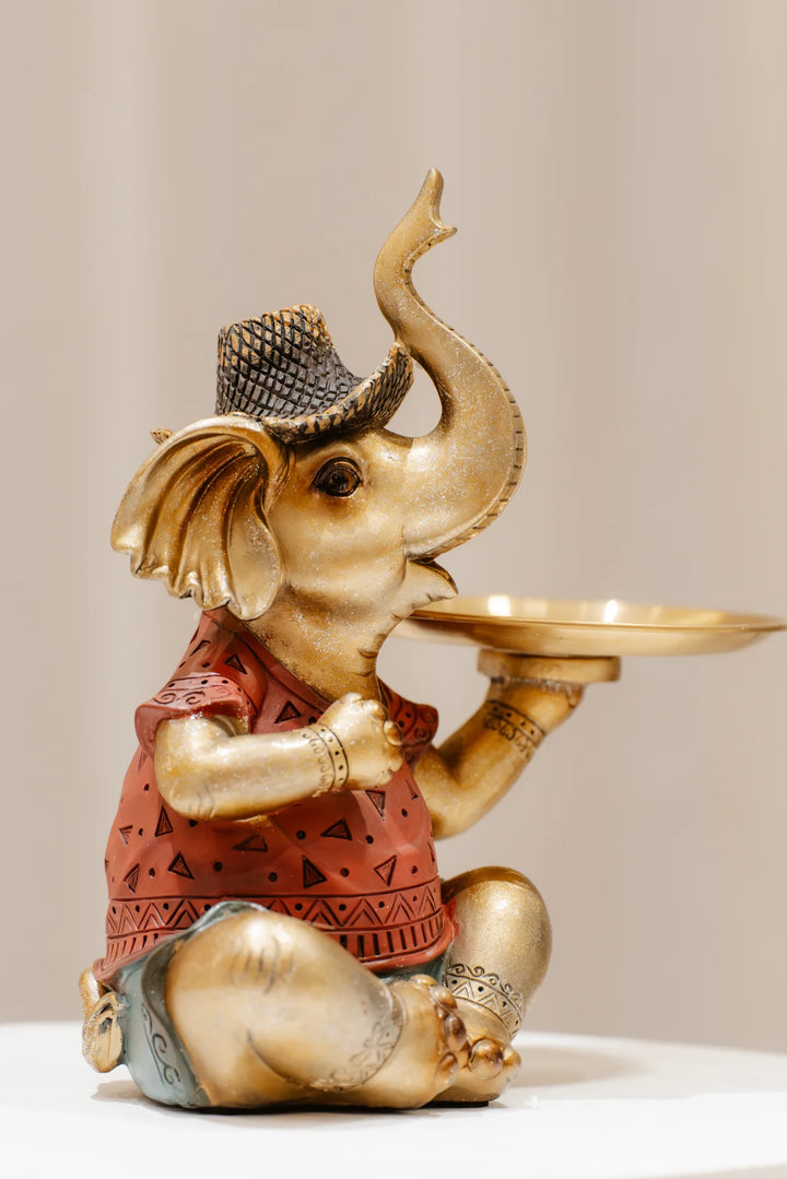 TRUNK OF GOOD FORTUNE - Ganesh key holder or showpiece